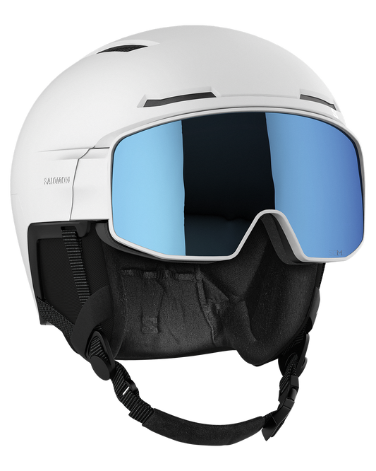 Salomon Driver Pro Sigma Mips Snow Helmet - White Snow Helmets - Trojan Wake Ski Snow