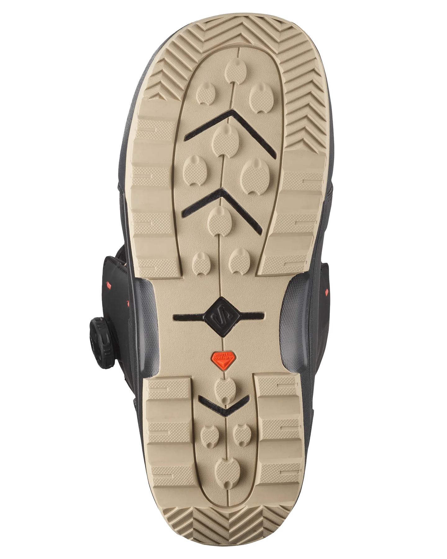 Salomon Echo Dual Boa Wide Snowboard Boots - Spray Green / Black / Hot Coral - 2024 Men's Snowboard Boots - SnowSkiersWarehouse