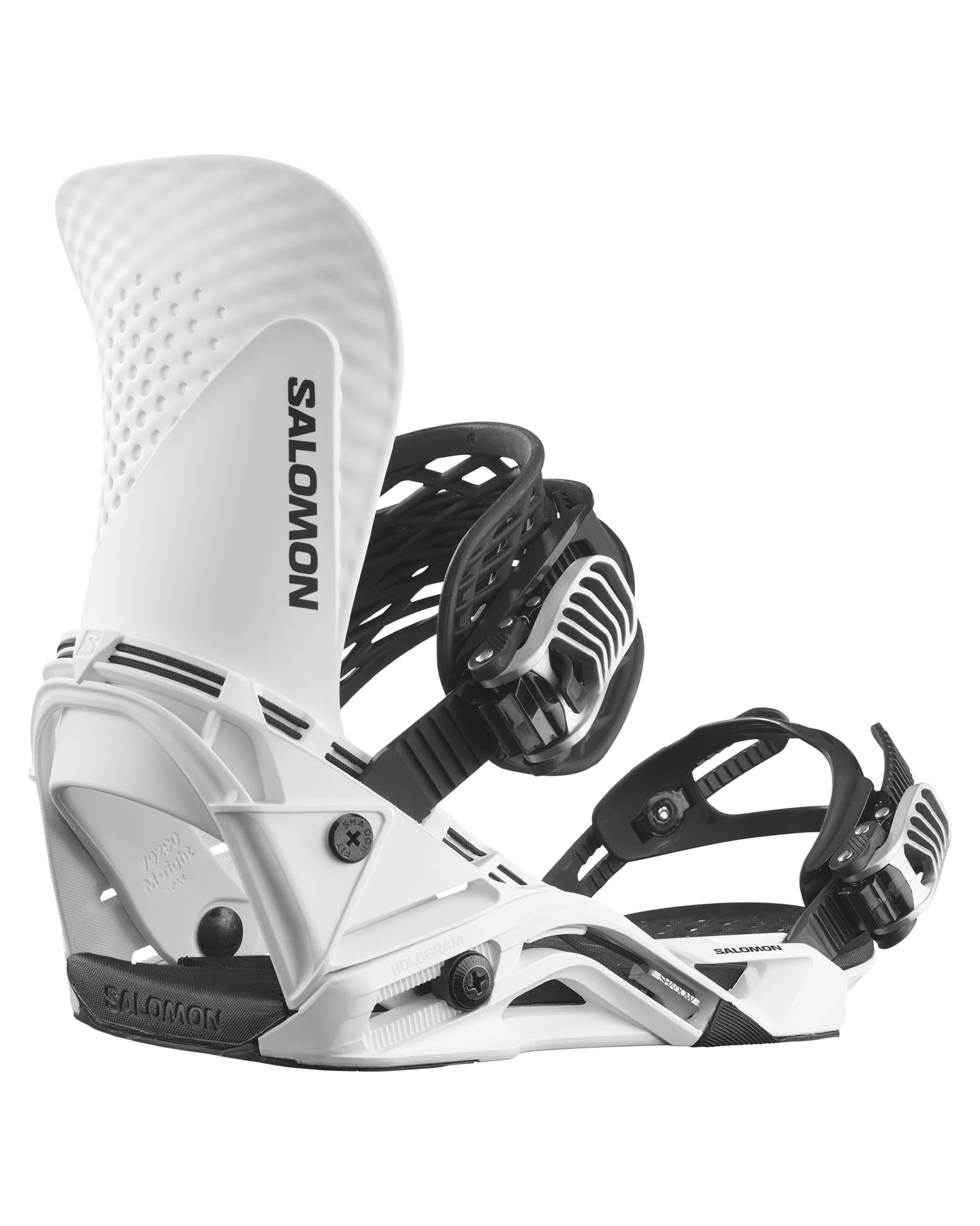 Salomon Hologram Snowboard Bindings - White - 2024 Snowboard Bindings - Trojan Wake Ski Snow