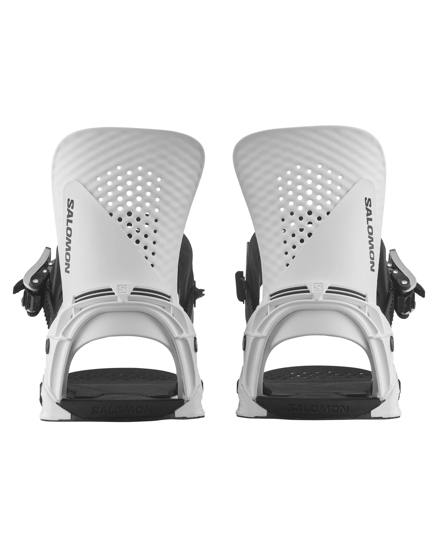 Salomon Hologram Snowboard Bindings - White - 2024 Snowboard Bindings - Trojan Wake Ski Snow