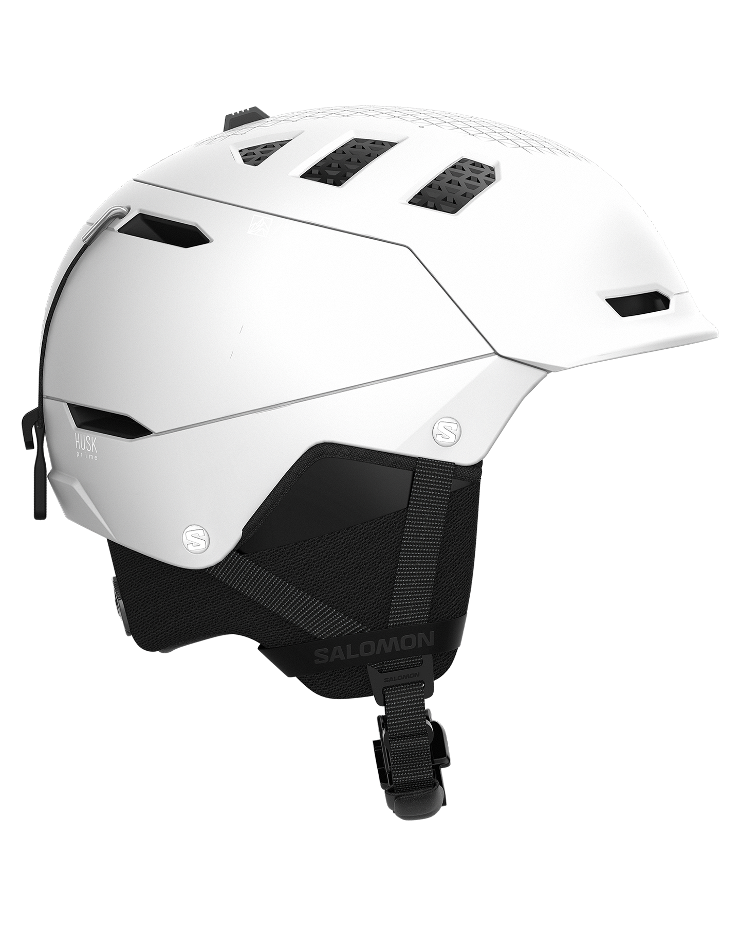 Salomon Husk Prime Mips Snow Helmet - White Snow Helmets - Trojan Wake Ski Snow