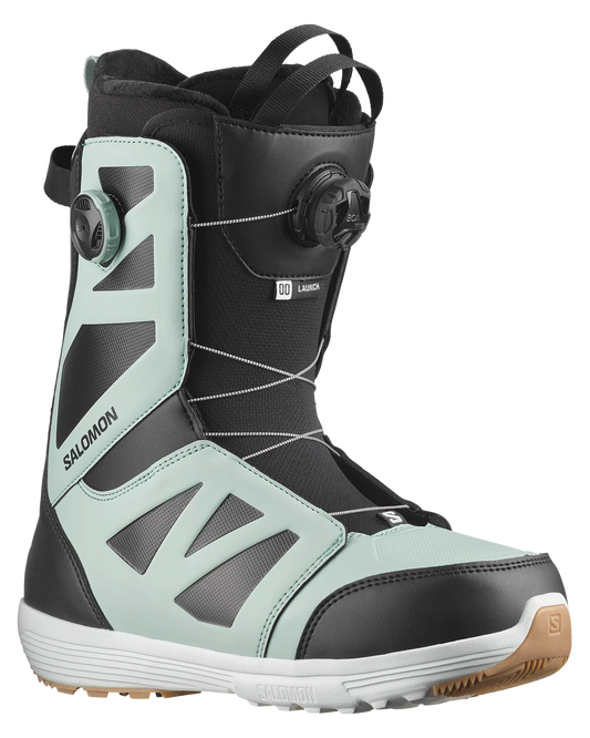 Salomon Launch Boa Sj Snowboard Boots - Cloud Blue/Black/White - 2024 Men's Snowboard Boots - Trojan Wake Ski Snow