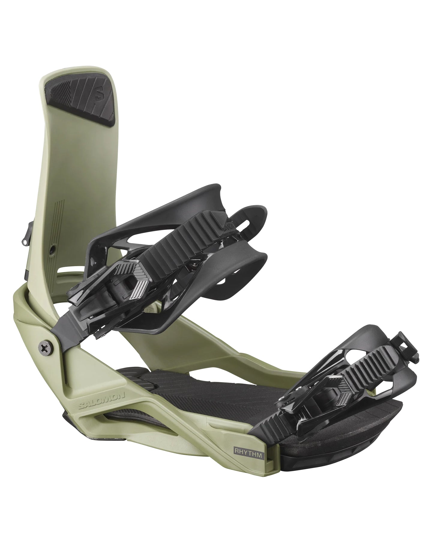 Salomon Rhythm Snowboard Bindings - Oil Green - 2024 Snowboard Bindings - Trojan Wake Ski Snow