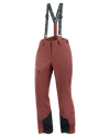 Salomon Women's Brilliant Pant - Rum Raisin Women's Snow Pants - Trojan Wake Ski Snow