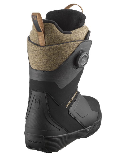 Salomon Women's Kiana Dual Boa Snowboard Boots - Black / Black / Sepia Tint Women's Snowboard Boots - Trojan Wake Ski Snow