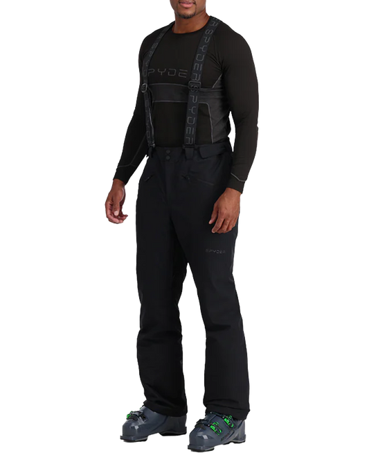 Spyder Sentinel Tailored Pants - Black Men's Snow Pants - SnowSkiersWarehouse