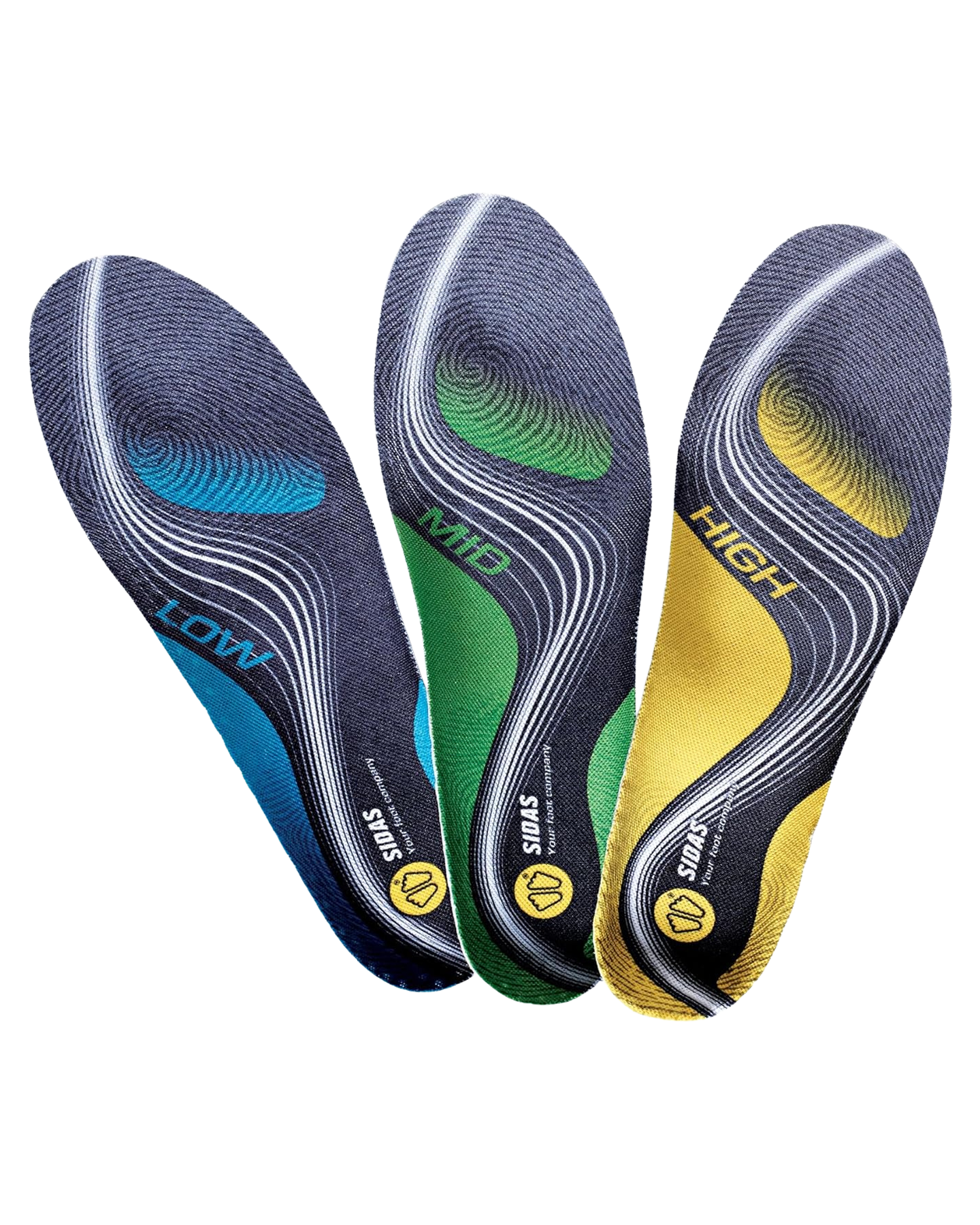 Sidas 3Feet Activ' Mid Insoles Insoles - Trojan Wake Ski Snow