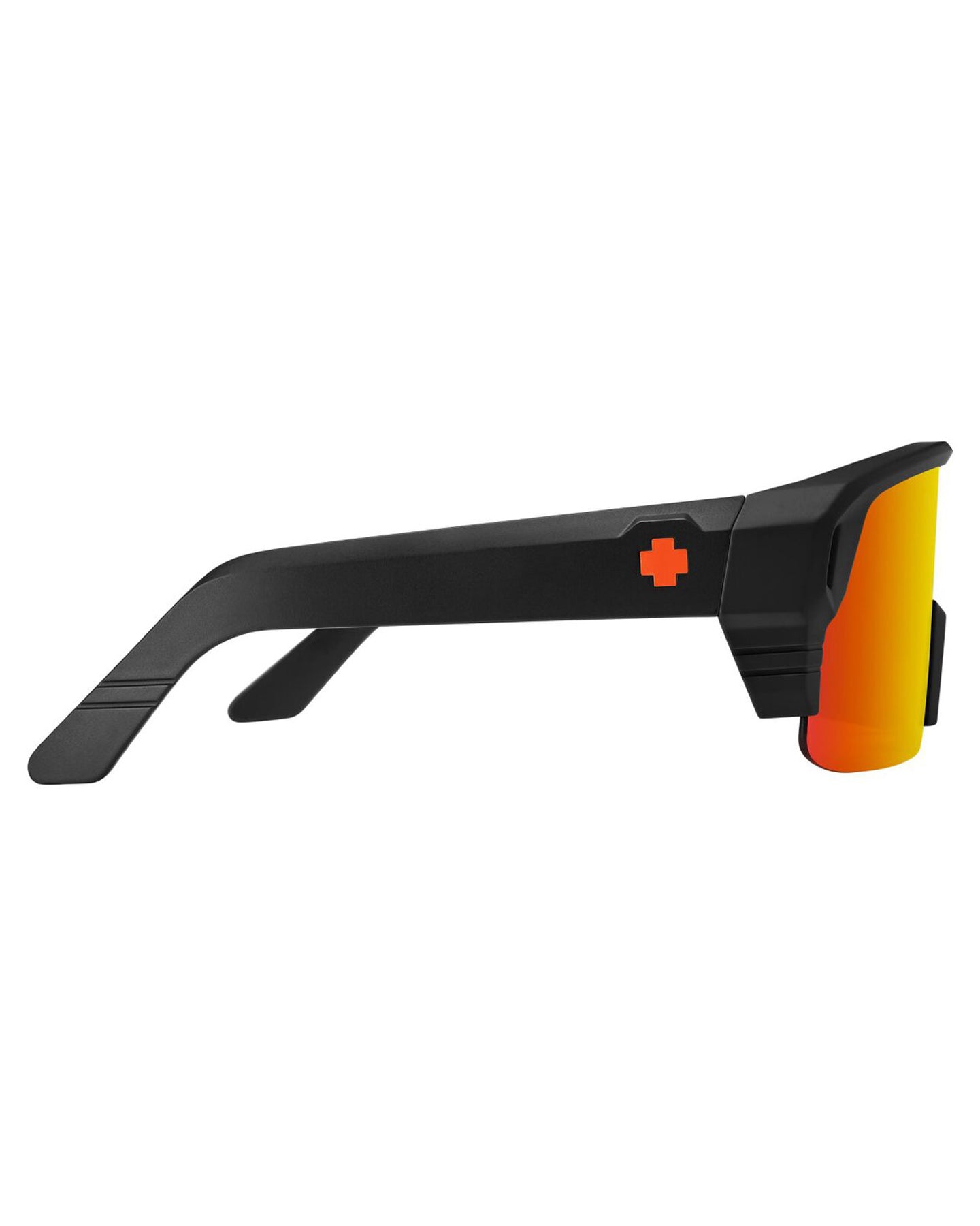 Spy Monolith 5050 Matte Black Happy Bronze Orange Spectra Mirror Sunglasses - SnowSkiersWarehouse