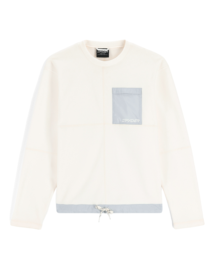 Spyder Unisex Lounge Crew - Vanilla Ice - 2023 Unisex Fleece - Trojan Wake Ski Snow