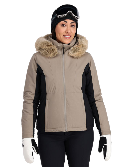 Spyder Vida Womens Snow Jacket - Cashmere - 2023 Snow Jackets - Trojan Wake Ski Snow