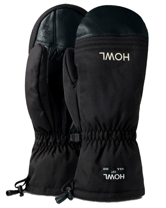 Howl Team Mittens - Black - 2023 Snow Gloves & Mittens - Trojan Wake Ski Snow