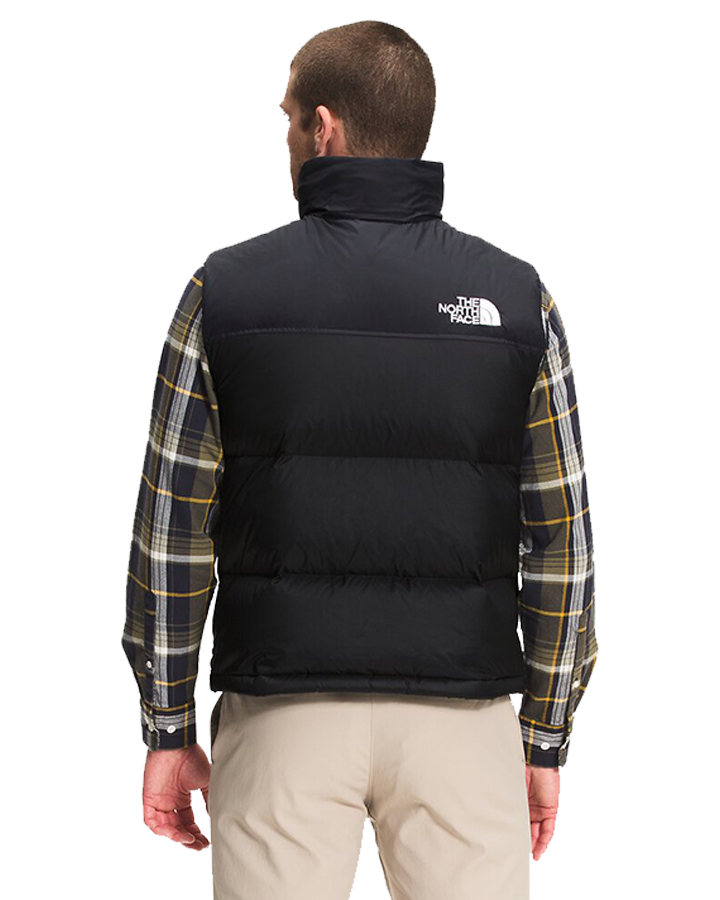 The North Face Men's 1996 Retro Nuptse Vest - Recycled TNF Black Jackets - Trojan Wake Ski Snow