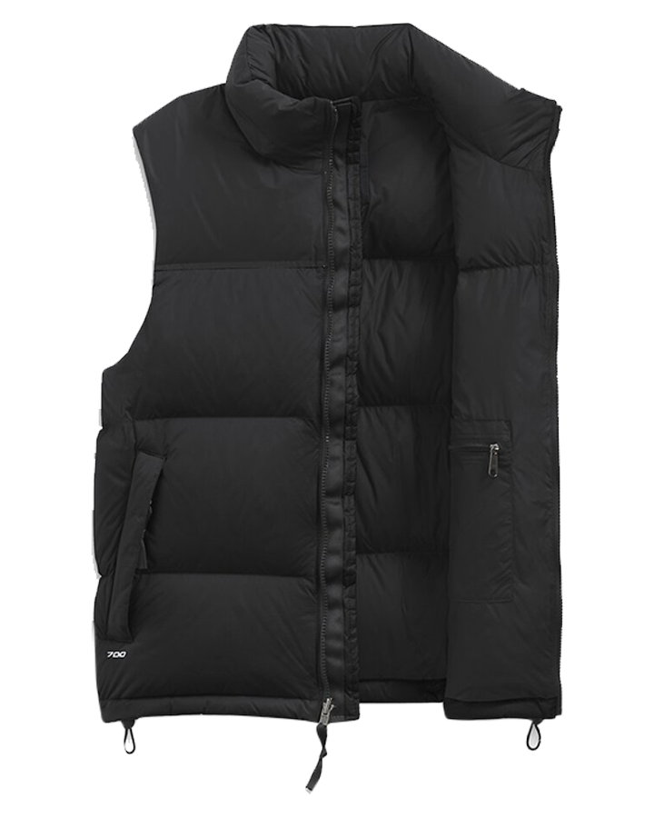 The North Face Men's 1996 Retro Nuptse Vest - Recycled TNF Black Jackets - Trojan Wake Ski Snow