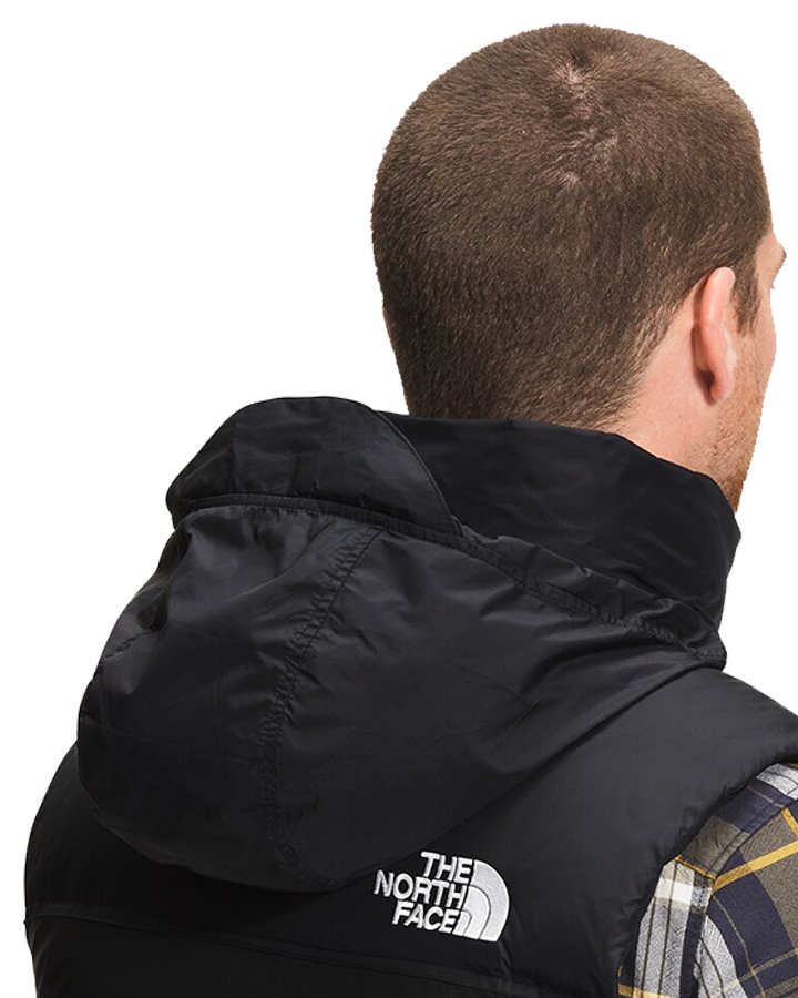 The North Face Men's 1996 Retro Nuptse Vest - Recycled TNF Black Jackets - Trojan Wake Ski Snow