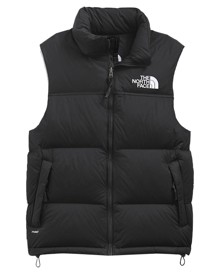 The North Face Men's 1996 Retro Nuptse Vest - Recycled TNF Black Jackets - Trojan Wake Ski Snow