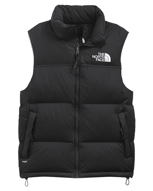 The North Face Men's 1996 Retro Nuptse Vest - Recycled TNF Black Jackets - Trojan Wake Ski Snow