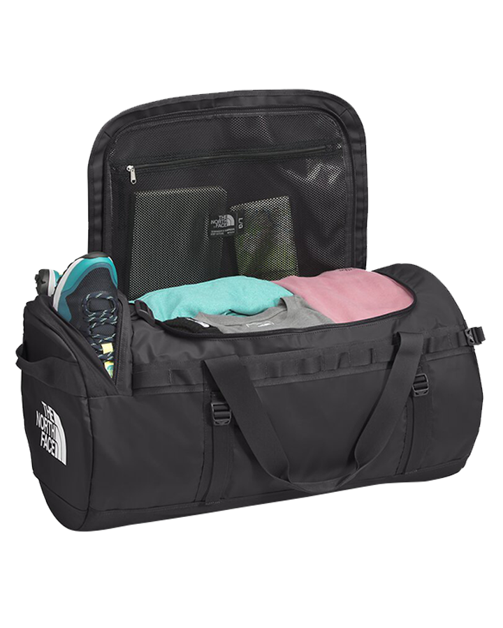 The North Face Base Camp Duffel L - TNF Black / TNF White Luggage Bags - Trojan Wake Ski Snow