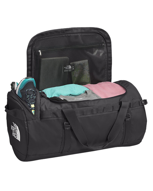 The North Face Base Camp Duffel L - TNF Black / TNF White Luggage Bags - Trojan Wake Ski Snow