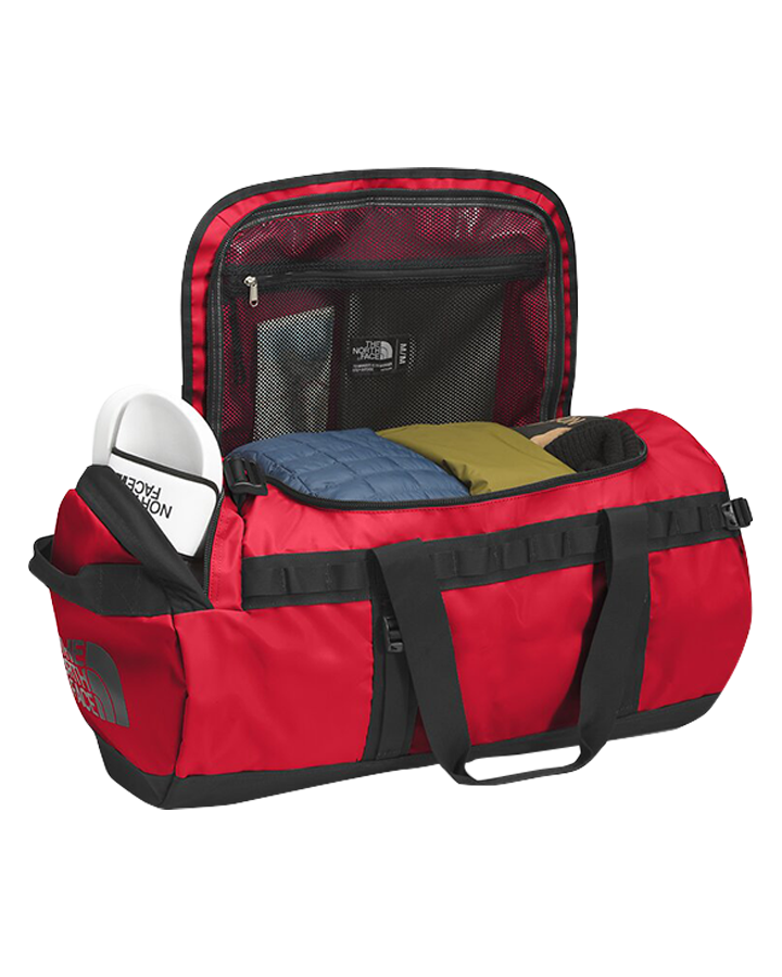 The North Face Base Camp Duffel M -TNF Red / TNF Black Luggage Bags - Trojan Wake Ski Snow