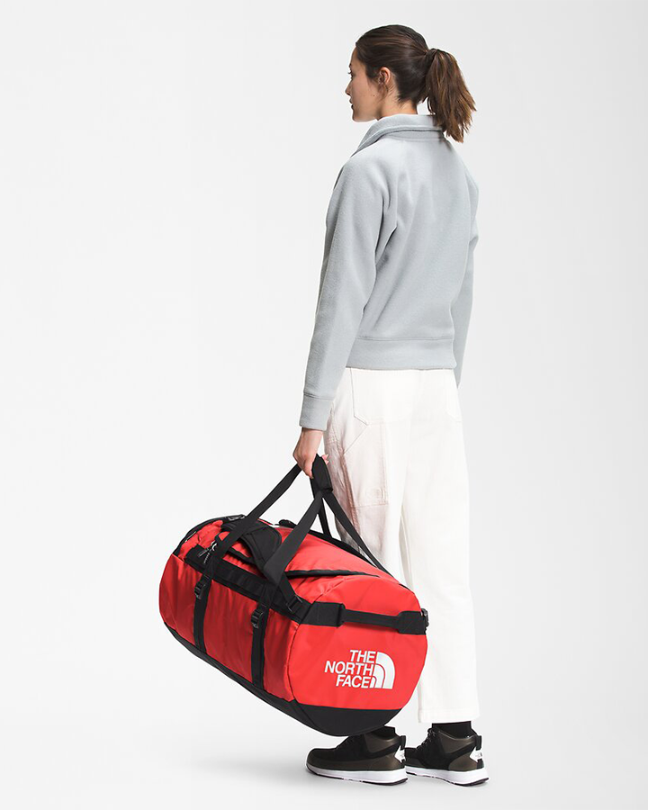 The North Face Base Camp Duffel M -TNF Red / TNF Black Luggage Bags - Trojan Wake Ski Snow