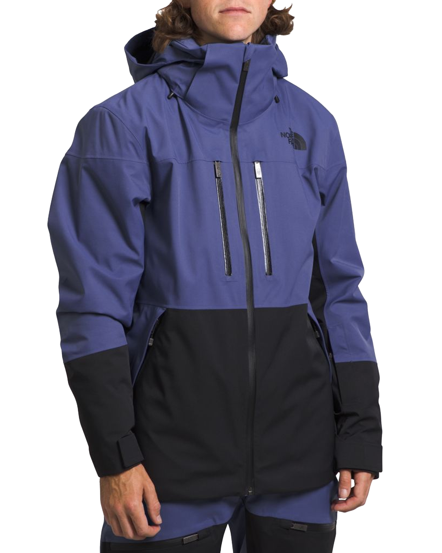 The North Face Men's Chakal Snow Jacket - Cave Blue/Tnf Black Snow Jackets - Trojan Wake Ski Snow