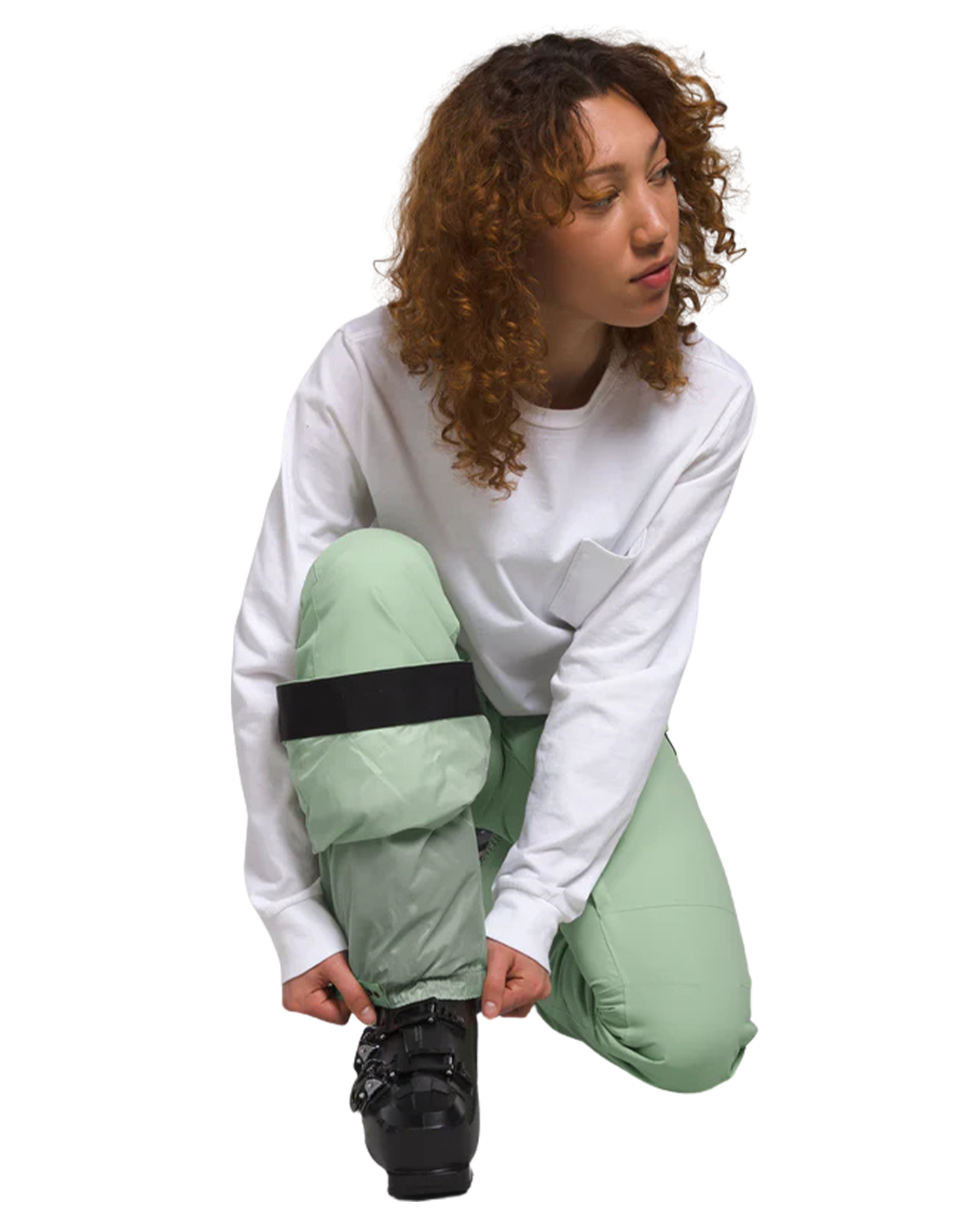 The North Face Women's Aboutaday Pant - Misty Sage Women's Snow Pants - Trojan Wake Ski Snow