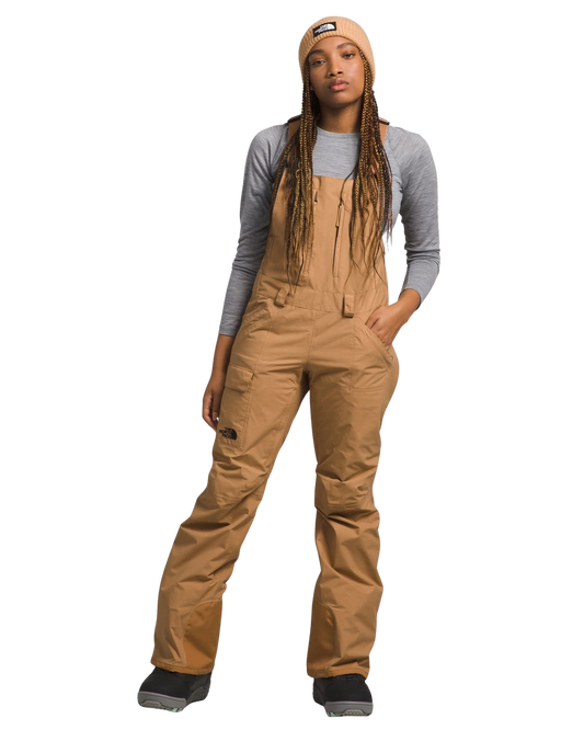 The North Face Women's Freedom Bib - Almond Butter Women's Snow Bibs - Trojan Wake Ski Snow