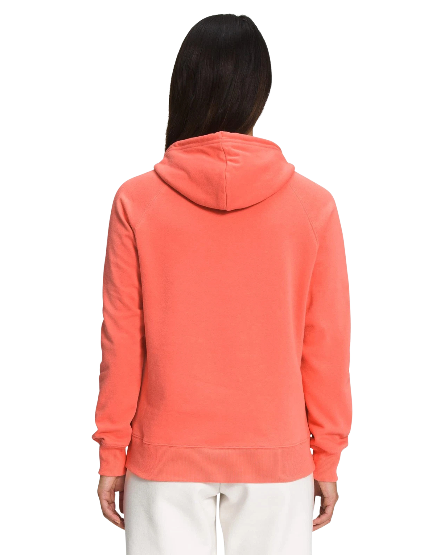 The North Face Women's Half Dome Pullover Hoodie - Coral Sunrise/Tnf White Women's Hoodies - Trojan Wake Ski Snow
