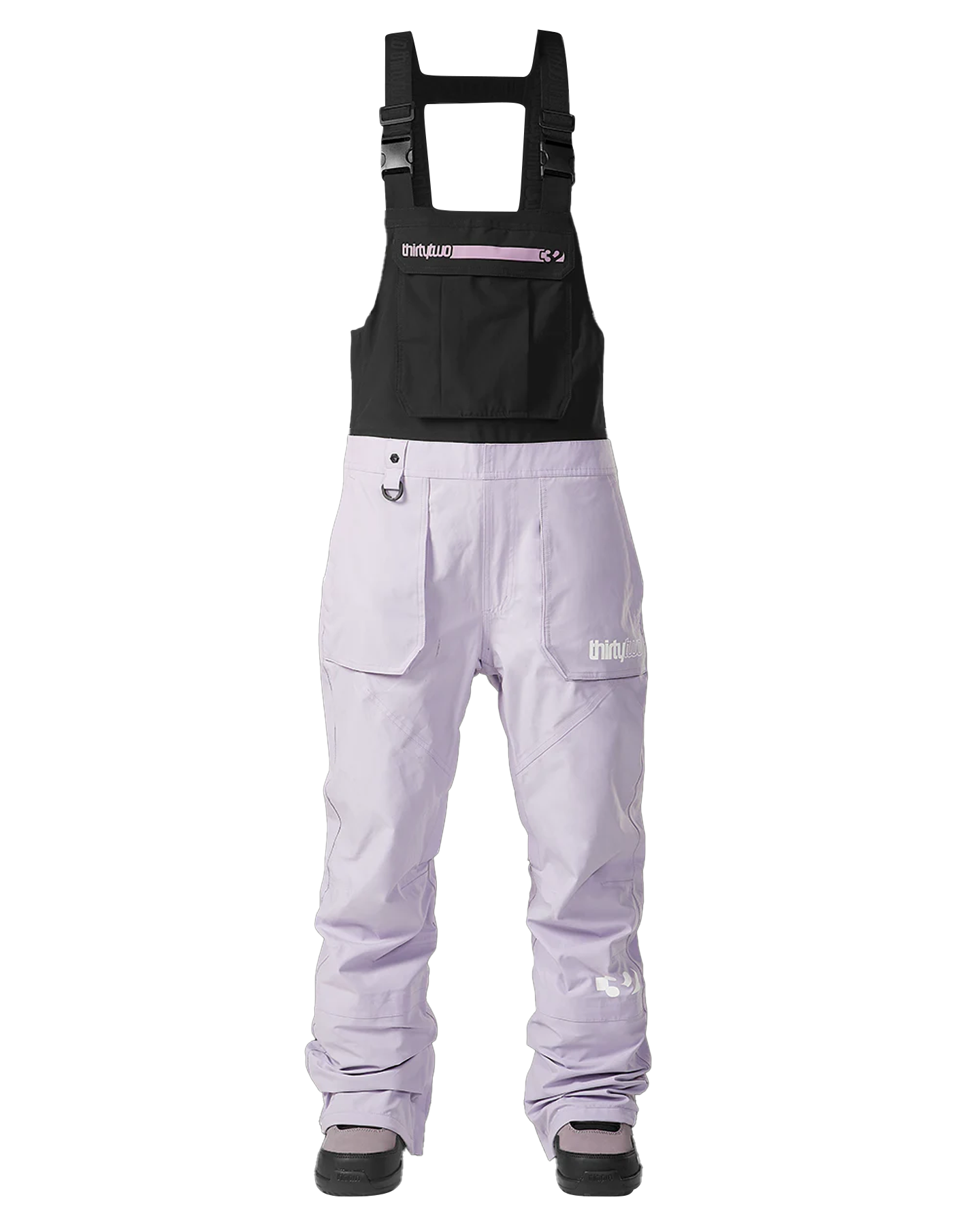 Thirtytwo Women's Basement Bib - Lavender Snow Bibs - Trojan Wake Ski Snow