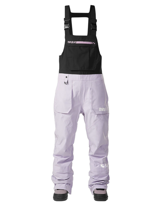 Thirtytwo Women's Basement Bib - Lavender Snow Bibs - Trojan Wake Ski Snow