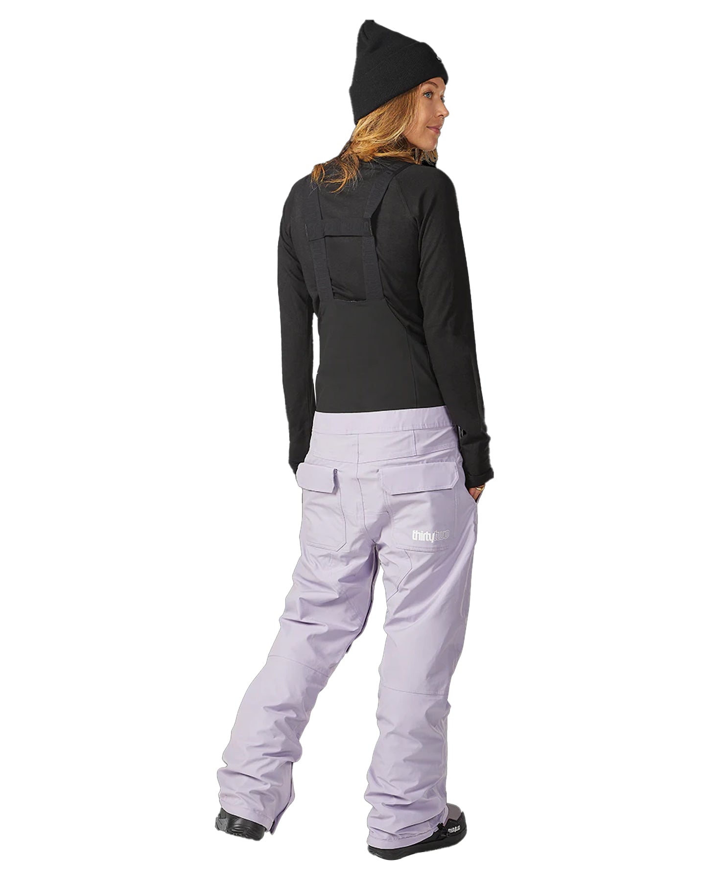 Thirtytwo Women's Basement Bib - Lavender Snow Bibs - Trojan Wake Ski Snow