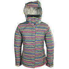 Roxy Jetty Womens Jacket Grey Snow Jackets - Trojan Wake Ski Snow