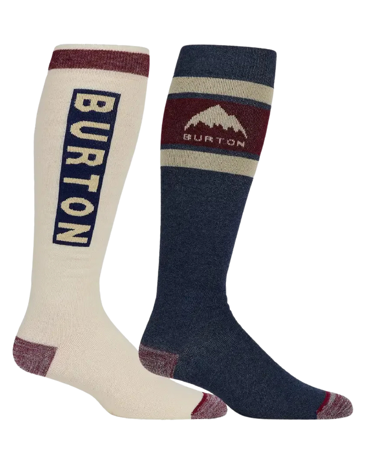 Burton Men's Weekend Midweight Socks (2-Pack) - Nightfall Men's Socks - Trojan Wake Ski Snow