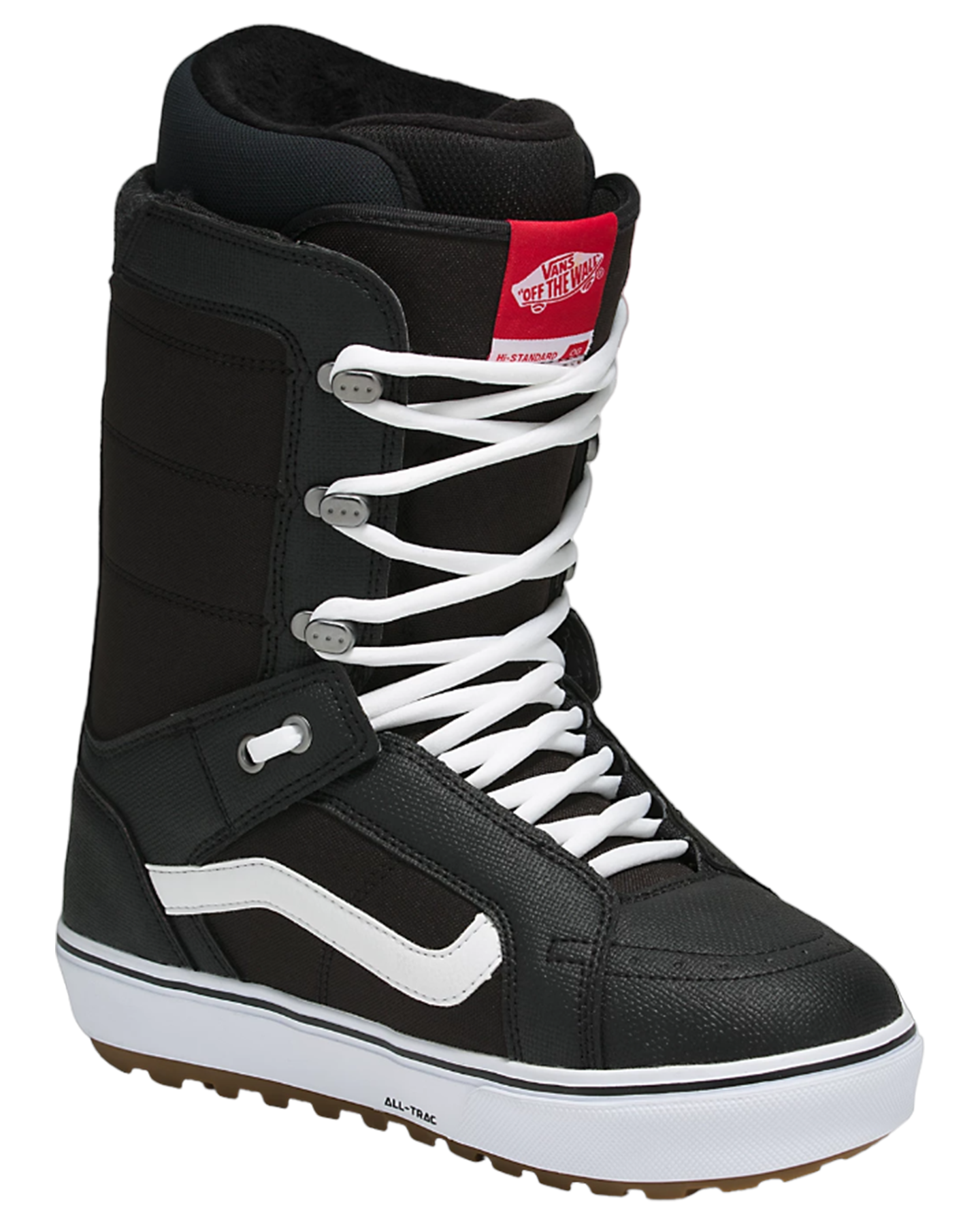 Vans Hi-Standard Og Snowboard Boots - Black/White - 2024 Snowboard Boots - Mens - SnowSkiersWarehouse