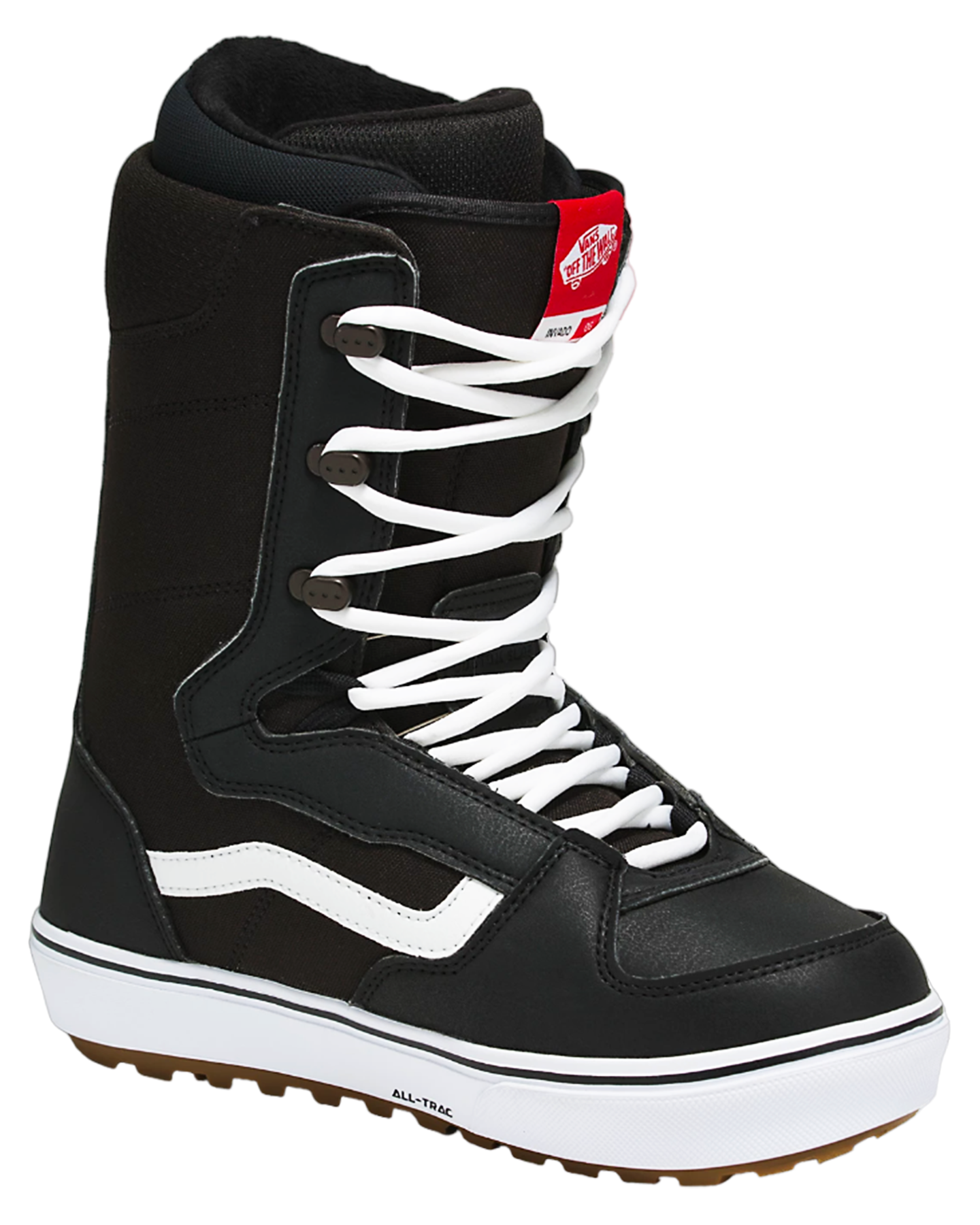 Vans Invado Og Snowboard Boots - Black/White - 2024 Snowboard Boots - Mens - SnowSkiersWarehouse