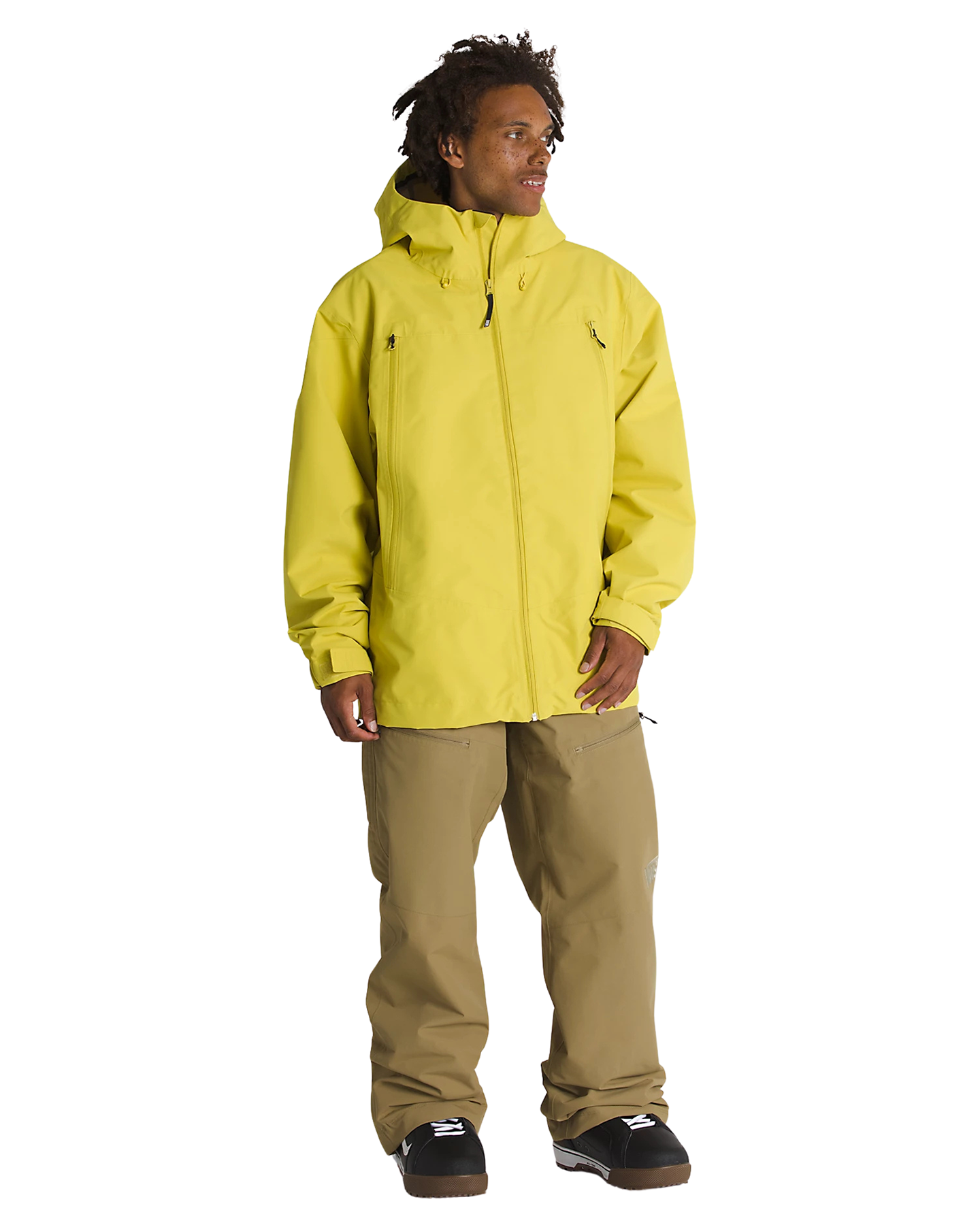 Vans Mte High-Country 3L Snow Jacket - Warm Olive Yellow Unisex Snow Jackets - Trojan Wake Ski Snow
