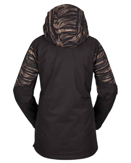 Volcom Mirror Women's Pullover - Tiger Print Women's Snow Jackets - Trojan Wake Ski Snow