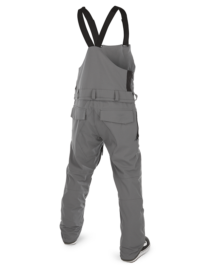 Volcom Roan Bib Overall - Dark Grey - 2023 Snow Bibs - Trojan Wake Ski Snow