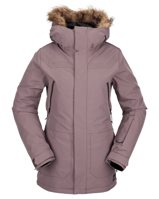 Volcom Shadow Ins Womens Jacket - Rosewood - 2023 Snow Jackets - Trojan Wake Ski Snow