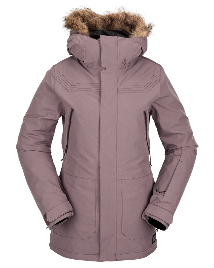 Volcom Shadow Ins Womens Jacket - Rosewood - 2023 Snow Jackets - Trojan Wake Ski Snow