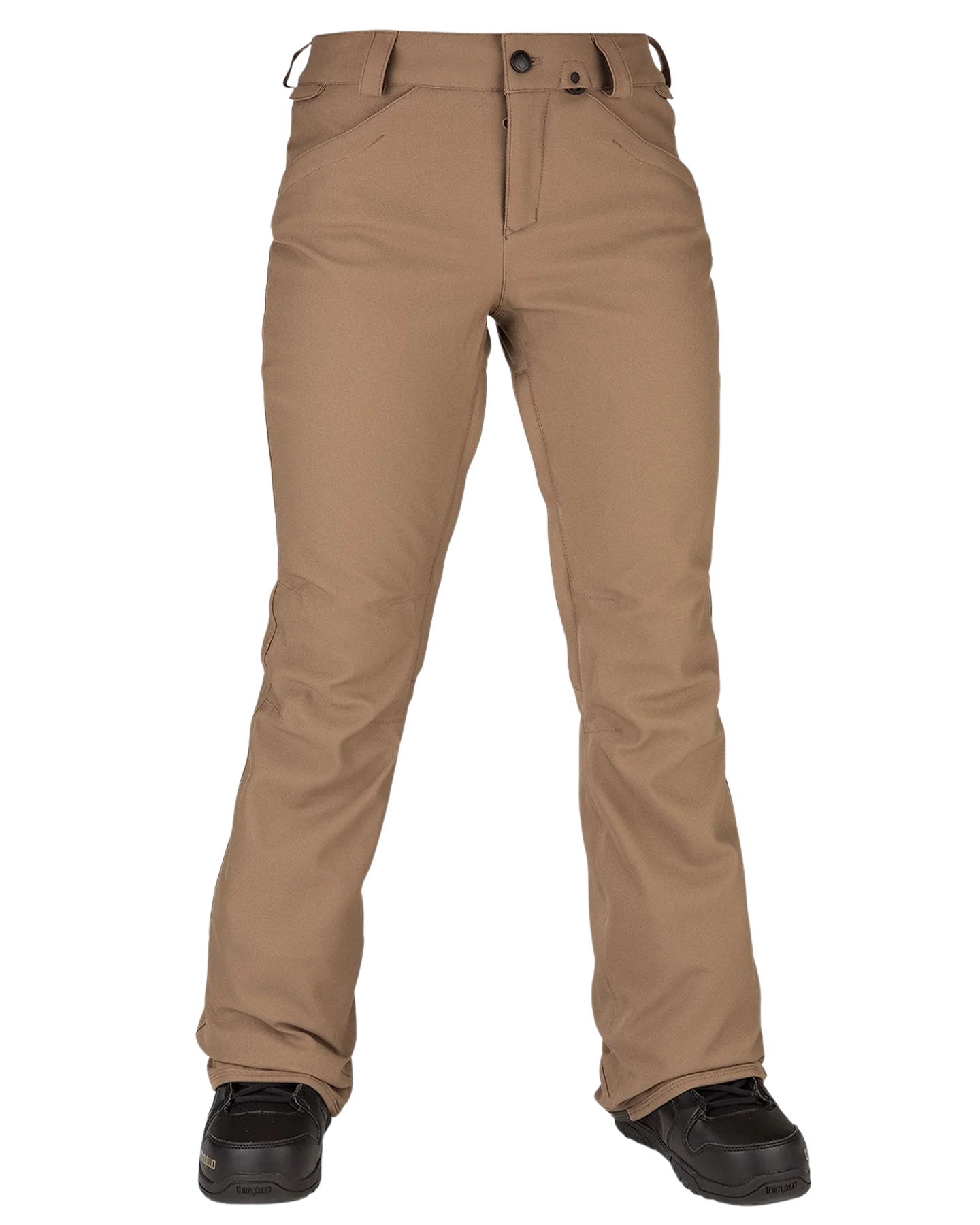 Volcom Women's Grail 3D Stretch Pant - Coffee - 2022 Women's Snow Pants - Trojan Wake Ski Snow