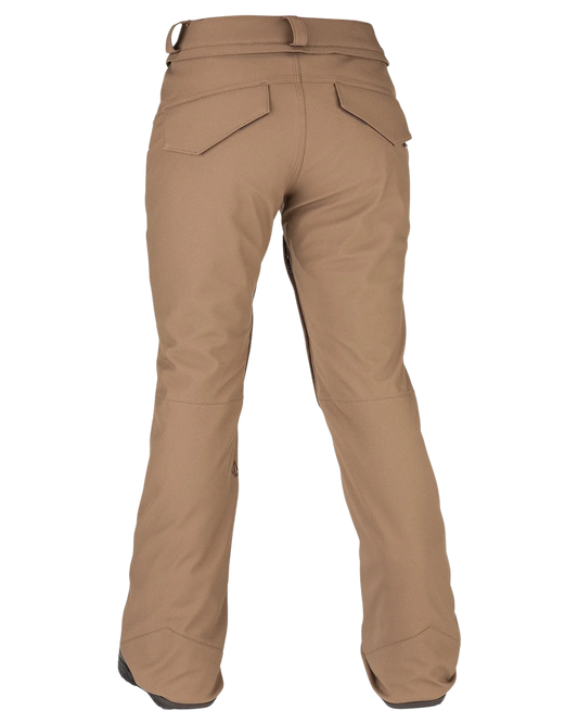 Volcom Women's Grail 3D Stretch Pant - Coffee - 2022 Women's Snow Pants - Trojan Wake Ski Snow