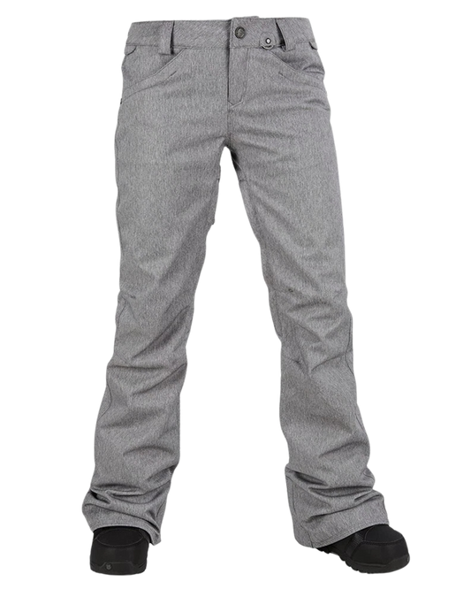 Volcom Women's Species Stretch Pant - Heather Grey - 2021 Women's Snow Pants - Trojan Wake Ski Snow
