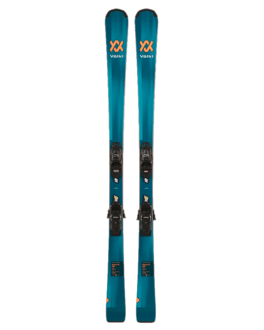 Volkl Deacon Jr Pro Snow Skis + Marker 7.0 VMotion Jr Bindings - 2024 Kids' Snow Skis - SnowSkiersWarehouse