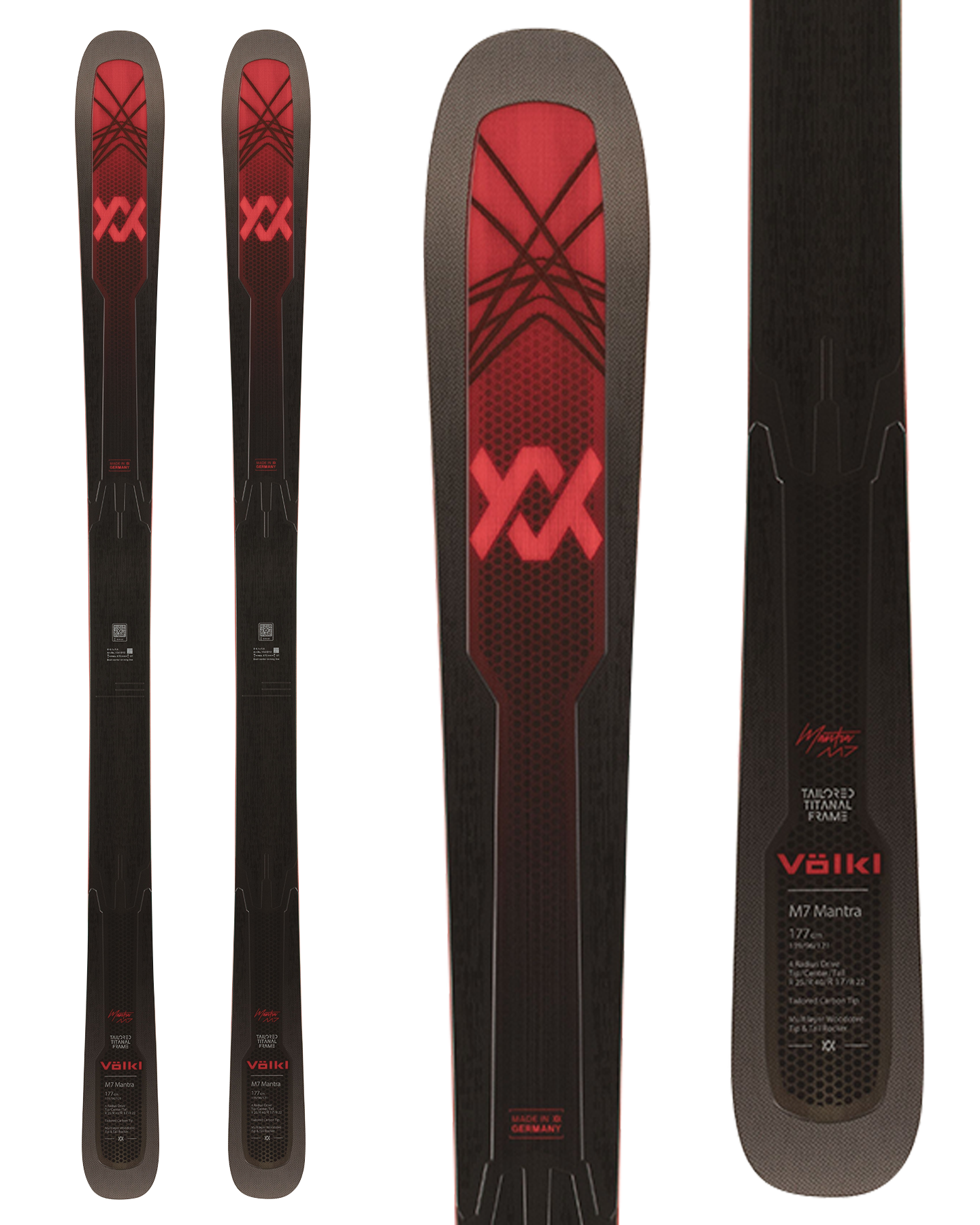 Volkl M7 Mantra Flat Snow Skis - 2025 | Shop Skis at Trojan Wake Ski ...