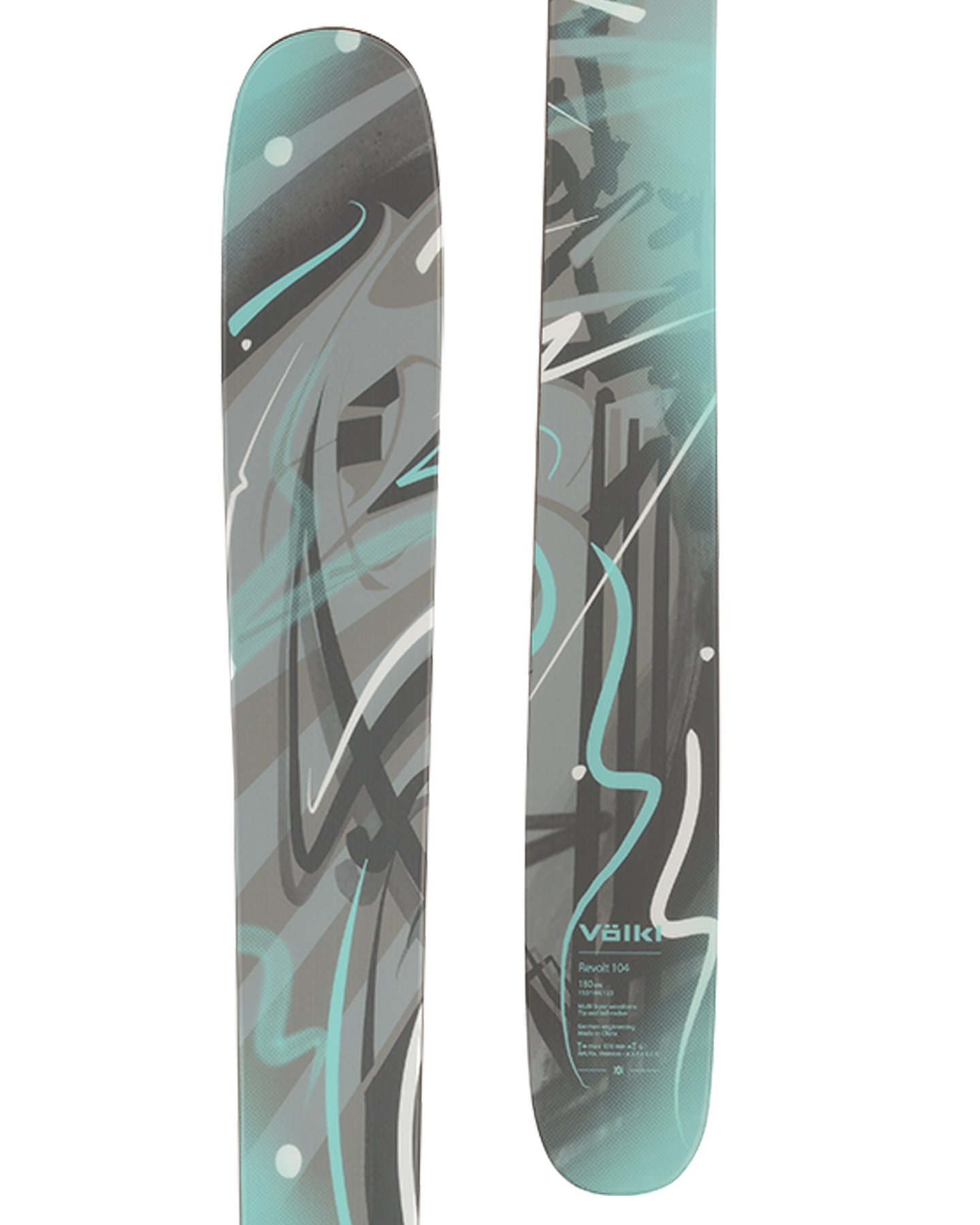 Volkl Revolt 104 Flat Snow Skis - 2025 Men's Snow Skis - SnowSkiersWarehouse