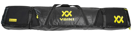 Volkl Double Wheelie 200cm Ski Bag - Black - 2024 Snow Ski Bags - Trojan Wake Ski Snow