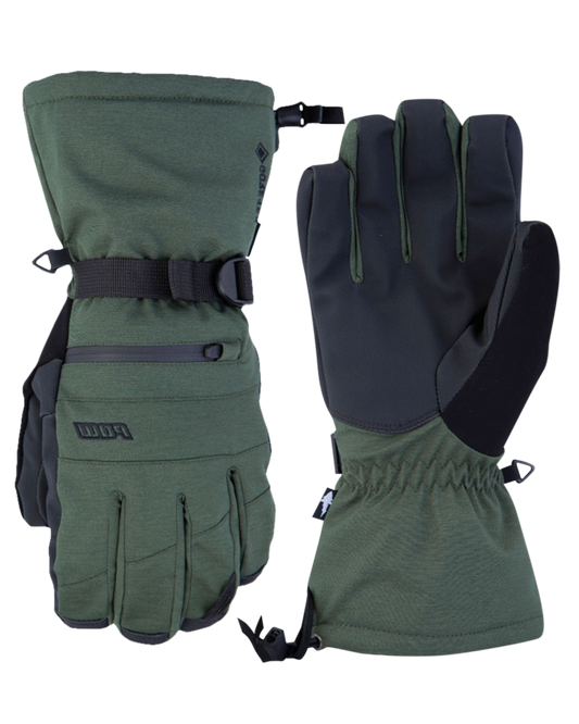 POW Wayback GTX Kids' Glove - Kombu Green - 2023 Snow Gloves & Mittens - Trojan Wake Ski Snow