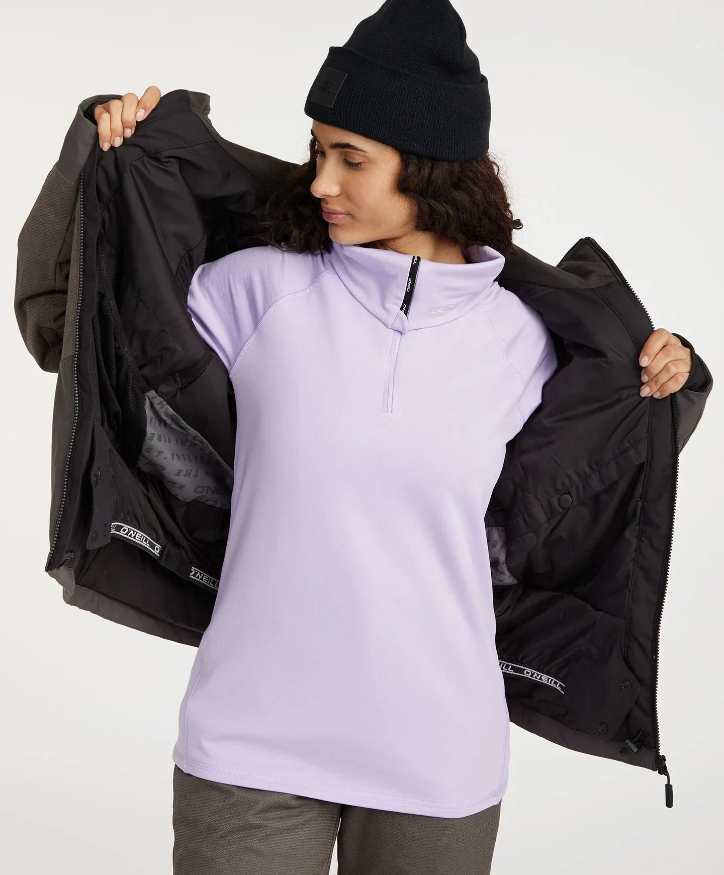 O'Neill Women's Carbonite Jacket - Black Out Women's Snow Jackets - SnowSkiersWarehouse