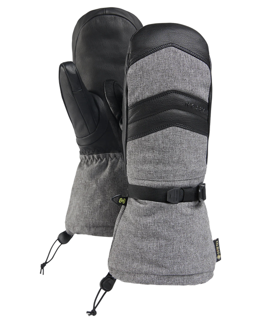 Burton Women's Warmest GORE-TEX® Snow Mittens - Gray Heather Women's Snow Mittens - Trojan Wake Ski Snow